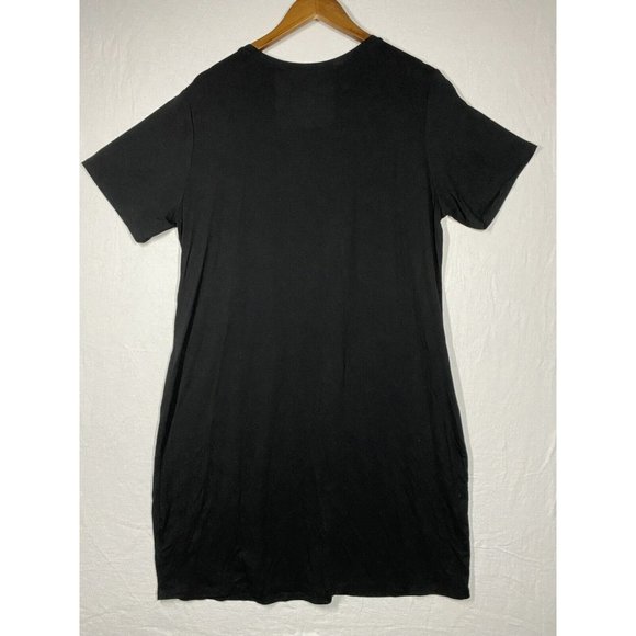 BCBGeneration Women T-Shirt Dress XL Black 1653526 - Picture 4 of 8